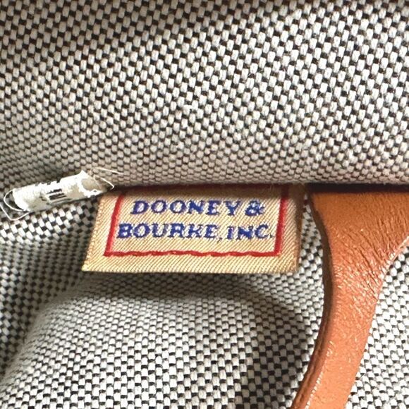 Dooney & Bourke Navy Blue Pebbled Leather Satchel - 14.5” x 8.5” x 5.25” - Picture 7 of 11